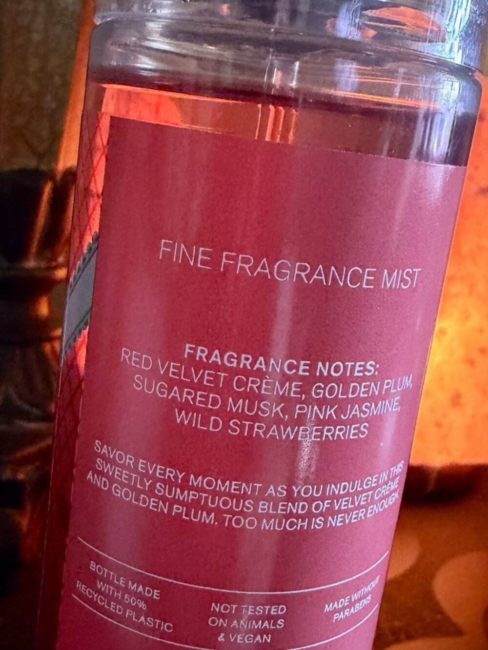 BATH & BODY WORKS VELVET SUGAR FINE FRAGRANCE MIST 8 OZ - Picture 2 of 2